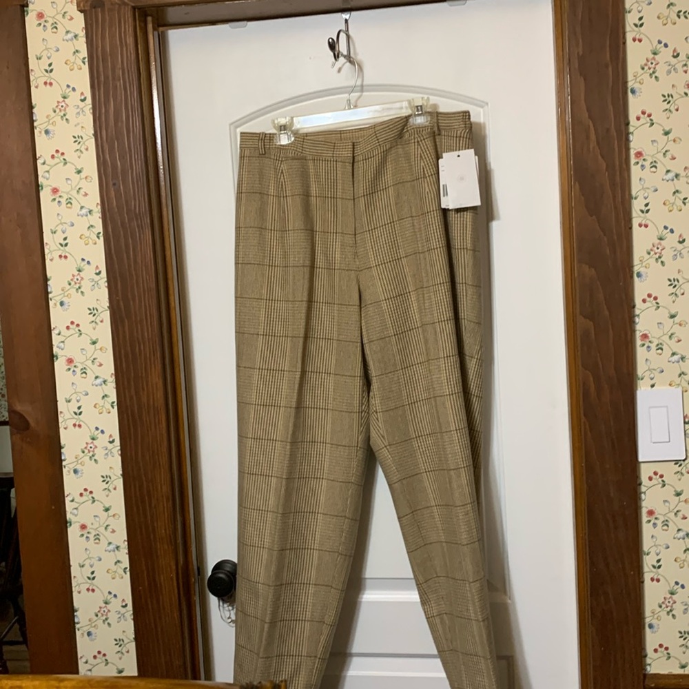 NWT Liz Claiborne wool lined slacks